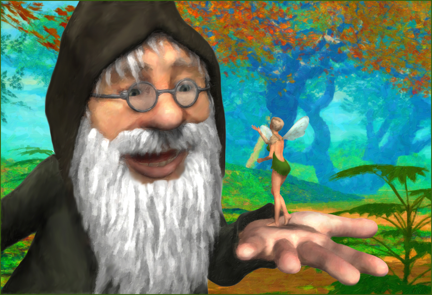 Knome talking to fairy